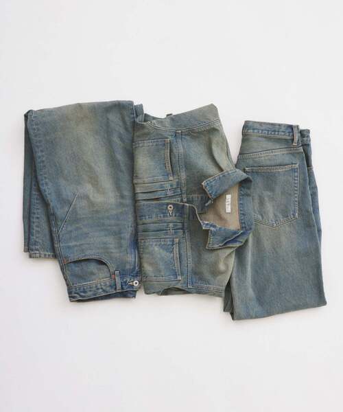 JOURNAL STANDARD relume（ジャーナルスタンダード　レリューム）の「スモーキーデニム トラッカージャケット（デニムジャケット・メンズ・ブラック系その他/クリアブルー/コバルトブルー・MEDIUM/LARGE）」の9枚目の写真