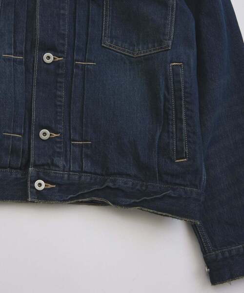 JOURNAL STANDARD relume（ジャーナルスタンダード　レリューム）の「スモーキーデニム トラッカージャケット（デニムジャケット・メンズ・ブラック系その他/クリアブルー/コバルトブルー・MEDIUM/LARGE）」の15枚目の写真