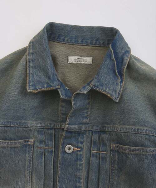 JOURNAL STANDARD relume（ジャーナルスタンダード　レリューム）の「スモーキーデニム トラッカージャケット（デニムジャケット・メンズ・ブラック系その他/クリアブルー/コバルトブルー・MEDIUM/LARGE）」の16枚目の写真