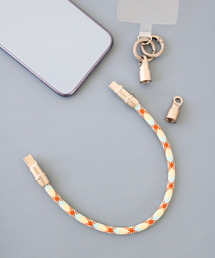 A.FLORE（アフローレ）の「〈A.FLORE/アフローレ〉ハンドストラップ ケーブル タイプC to C（スマホグッズ）」