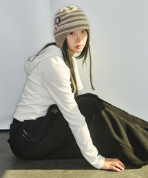 runningHIGH（ランニングハイ）の「Rロゴスリムジップアップフードパーカー[ホワイト]（パーカー）」