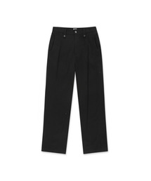 YOUCHE PRET A PORTER（ユッシュプレタポルテ）の「AR CURVED SEAM TROUSER Black（スラックス）」