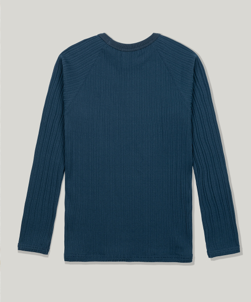 FLAWSROOM（フローズルーム）の「Ribbed Slim Long Sleeve [BLUISH GREEN]（Tシャツ/カットソー・メンズ・その他・MEDIUM/LARGE）」の5枚目の写真