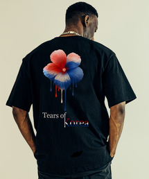 BEOM（ボム）の「韓国の涙オーバーサイズTシャツブラック（Tシャツ/カットソー）」