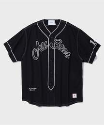 OUTSTANDING（アウトスタンディング）の「VINTAGE BASEBALL HALF SHIRT_BLACK（シャツ/ブラウス・メンズ）」