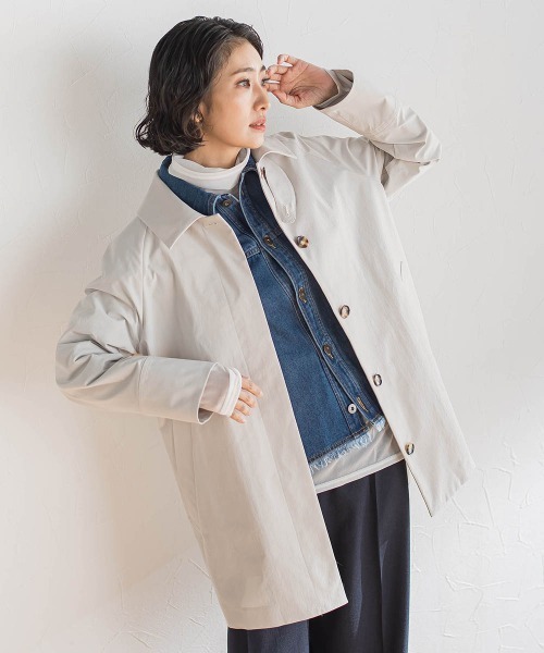 la.f…(ラエフ)の「シアー切り替えカットソー(Tシャツ/カットソー・レディース・ブラック/ホワイト/ベージュ・9号/11号/7号)」の11枚目の写真