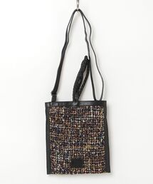 【Swaraj/スワラージ】ツイードレザー2WAY mini BAG(山羊革)