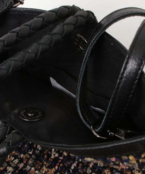MASSIVE STORE(マッシブストア)の「【Swaraj/スワラージ】ツイードレザー2WAY mini BAG(山羊革)(ショルダーバッグ・メンズ・ブラック/グリーン系その他2/ネイビー/その他1・FREE)」の7枚目の写真