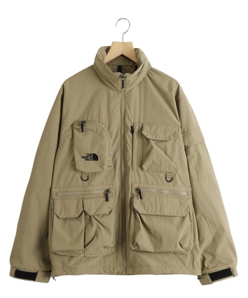 THE NORTH FACE（ザノースフェイス）の「THE NORTH FACE / ザ・ノース・フェイス：Field Utility Jacket：NP22533[WAX]（ナイロンジャケット・メンズ・グリーン系その他/ブラック・M/XL/S/L）」の2枚目の写真