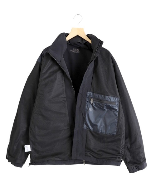 THE NORTH FACE（ザノースフェイス）の「THE NORTH FACE / ザ・ノース・フェイス：Field Utility Jacket：NP22533[WAX]（ナイロンジャケット・メンズ・グリーン系その他/ブラック・M/XL/S/L）」の8枚目の写真