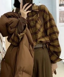 チェックシャツ