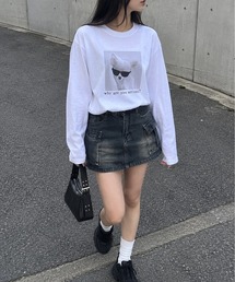 PUPPYプリントロンT／長袖Tシャツ