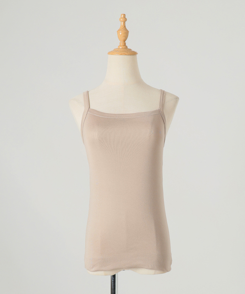AROMATIQUE(アロマティック)の「AROMATIQUE アロマティック ストレートキャミソール J820AR(キャミソール・レディース・グレー/ブラック・LARGE/MEDIUM)」の15枚目の写真
