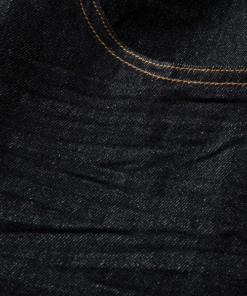 Skeleton Heart Logo Buggy Rigid Denim Pants - スケルトンハートロゴ