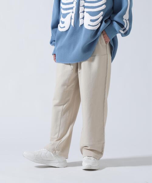 B'2nd(ビーセカンド)の「RENOVA/レノバ DOUBLE KNEE SWEAT PANTS ダブルニー スウェットパンツ(スウェットパンツ・メンズ・ベージュ/ブラック/グレー・1/3)」の3枚目の写真