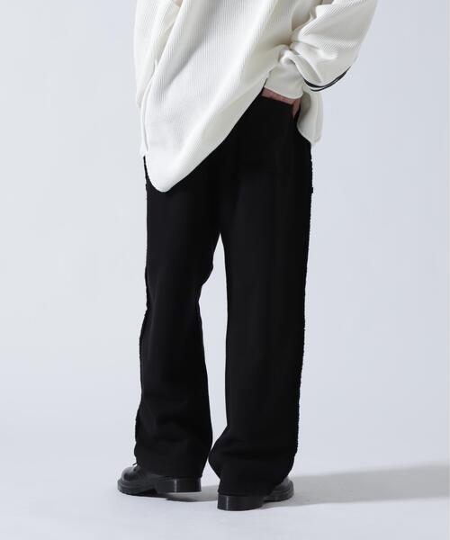 B'2nd(ビーセカンド)の「RENOVA/レノバ DOUBLE KNEE SWEAT PANTS ダブルニー スウェットパンツ(スウェットパンツ・メンズ・ベージュ/ブラック/グレー・1/3)」の4枚目の写真