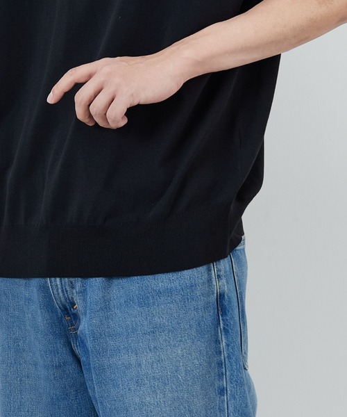 美品✨フレッドペリー サマーニット半袖ポロシャツ ブラック Sサイズ Rib Knitted Polo Shirt(10 102：BLACK): | FRED PERRY JAPAN トップス