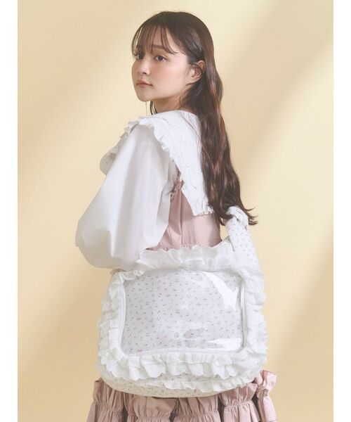 merry jenny（メリージェニー）の「frill frillぬい活バッグ（ショルダーバッグ・レディース・レッド/ブルー/オフホワイト/ピンク・FREE）」の5枚目の写真
