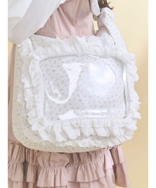 merry jenny（メリージェニー）の「frill frillぬい活バッグ（ショルダーバッグ・レディース・レッド/ブルー/オフホワイト/ピンク・FREE）」の9枚目の写真