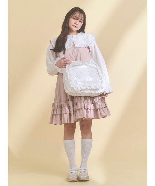 merry jenny（メリージェニー）の「frill frillぬい活バッグ（ショルダーバッグ・レディース・レッド/ブルー/オフホワイト/ピンク・FREE）」の11枚目の写真