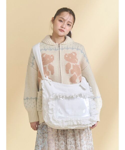 merry jenny（メリージェニー）の「frill frillぬい活バッグ（ショルダーバッグ・レディース・レッド/ブルー/オフホワイト/ピンク・FREE）」の12枚目の写真