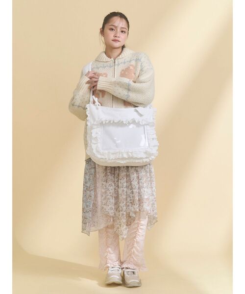 merry jenny（メリージェニー）の「frill frillぬい活バッグ（ショルダーバッグ・レディース・レッド/ブルー/オフホワイト/ピンク・FREE）」の14枚目の写真