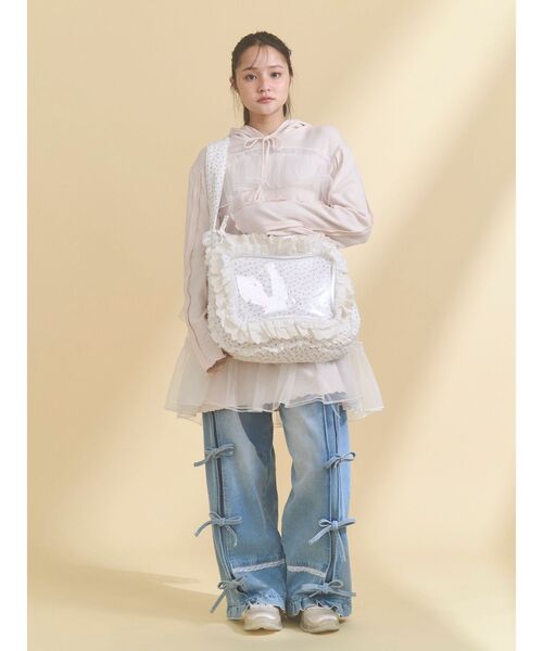 merry jenny（メリージェニー）の「frill frillぬい活バッグ（ショルダーバッグ・レディース・レッド/ブルー/オフホワイト/ピンク・FREE）」の16枚目の写真