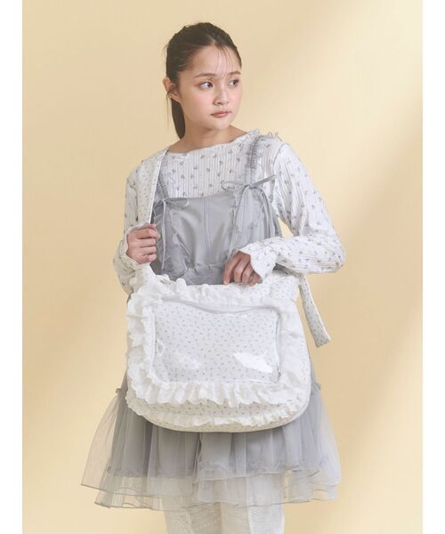 merry jenny（メリージェニー）の「frill frillぬい活バッグ（ショルダーバッグ・レディース・レッド/ブルー/オフホワイト/ピンク・FREE）」の17枚目の写真