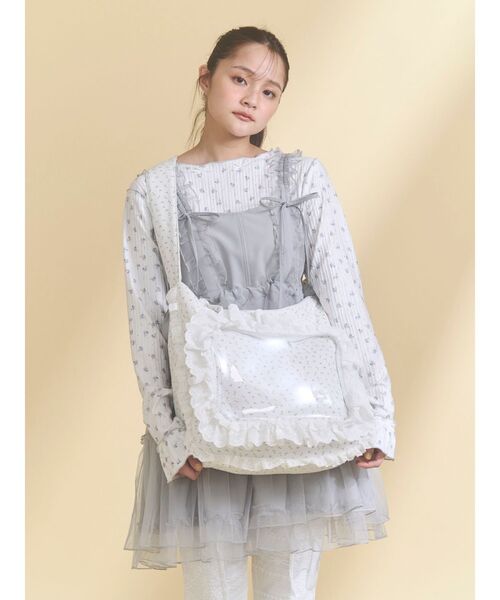 merry jenny（メリージェニー）の「frill frillぬい活バッグ（ショルダーバッグ・レディース・レッド/ブルー/オフホワイト/ピンク・FREE）」の18枚目の写真