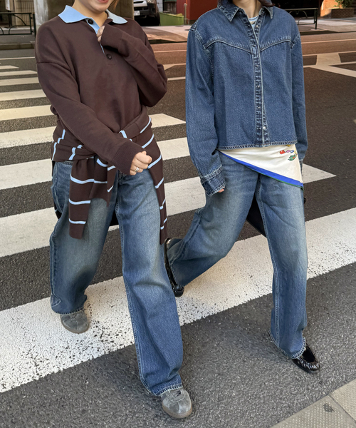 JOURNAL STANDARD（ジャーナルスタンダード）の「別注【LEVI’S(R)/リーバイス(R)】 for JS LOW LOOSE 31（デニムパンツ・レディース・ライトブルー・29/28/27/26/25/24/23）」の12枚目の写真