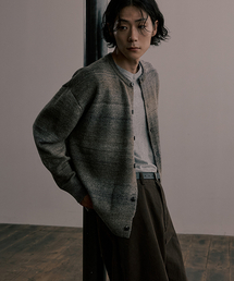 HOOVES（フーブス）の「グラデーションラウンドウールカーディガン [コヨーテ]（カーディガン/ボレロ）」