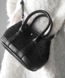 me+em select（ミームセレクト）の「【 ショルダーにできる２WAY 】テディボアミニショルダーバッグ ／ teddy boa mini shoulder bag（ハンドバッグ）」