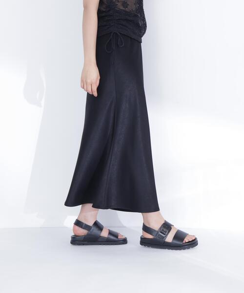 NATURAL BEAUTY BASIC(ナチュラルビューティーベーシック)の「◇バイアスサテンナロースカート(スカート・レディース・オフホワイト/イエロー/ブラウン/ブラック/ホワイト系その他2・MEDIUM/P/S)」の13枚目の写真