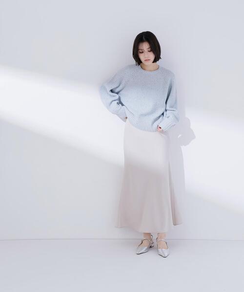 ◇バイアスサテンナロースカート（スカート）｜NATURAL BEAUTY BASIC