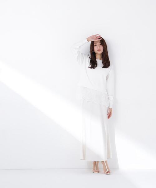 ◇バイアスサテンナロースカート（スカート）｜NATURAL BEAUTY BASIC