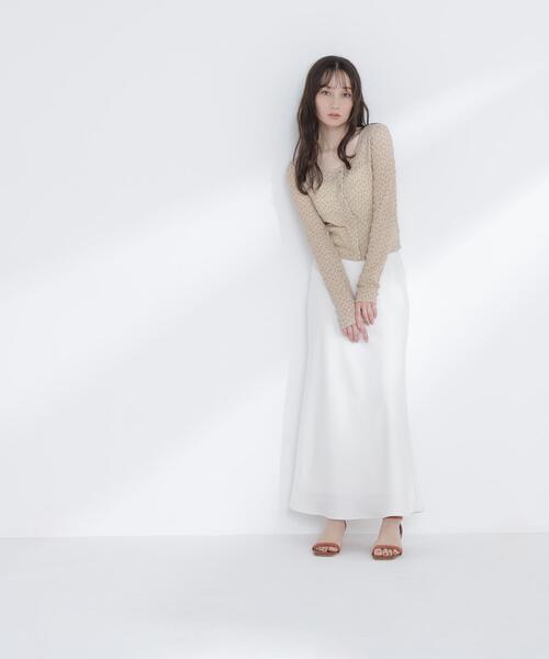 ◇バイアスサテンナロースカート（スカート）｜NATURAL BEAUTY BASIC