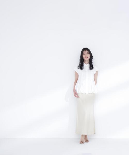 ◇バイアスサテンナロースカート（スカート）｜NATURAL BEAUTY BASIC