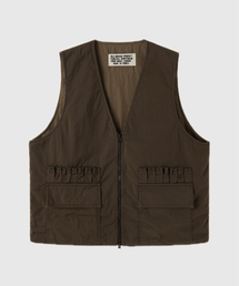 TIMELESS SPORTSWEAR（タイムレススポーツウェア）の「[OLD ARCHIVE PRODUCT] 70s hunting vest (wool pile linning) - Washed  Brown（ベスト）」