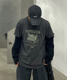 Viva La Vida（ヴィヴァ ラ ヴィダ）の「タイプピグメントウォッシング半袖Tシャツ（Tシャツ/カットソー）」