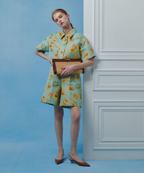 LOULOU WILLOUGHBY（ルルウィルビー）の「サンフラワーJQショートパンツ（その他パンツ・レディース・クリアイエロー・2/1）」の6枚目の写真