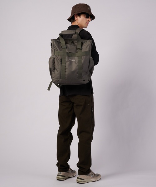 Eddie Bauer（エディーバウアー）の「コーデュラ 3WAYバッグ（バックパック/リュック・メンズ・ブラック/カーキオリーブ・F）」の18枚目の写真