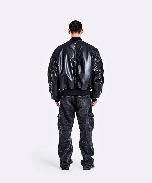 51%(フィフティーワンパーセント)の「Denim cargo pants - Washed black(デニムパンツ・メンズ・その他・L/M/S)」の8枚目の写真
