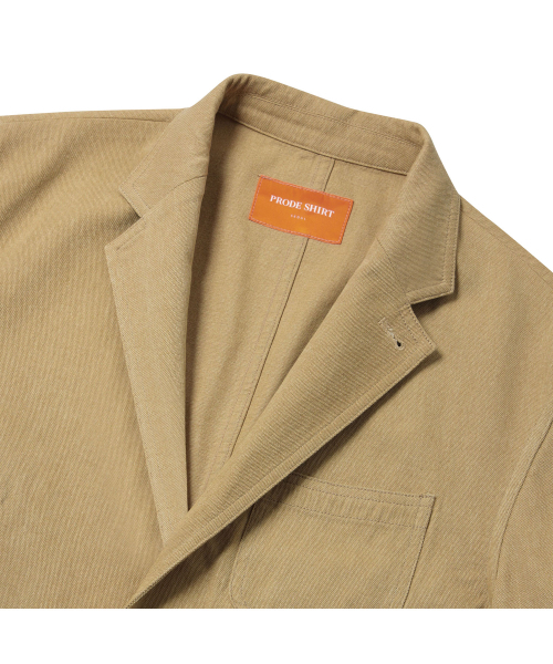 PRODESHIRT(プロデシャツ)の「ヴィンテージコットンピケブレザー(サンドベージュ)(テーラードジャケット・メンズ・その他・M/L)」の2枚目の写真