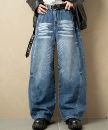 primula（プリムラ）の「ワイドデニムパンツ（デニムパンツ）」