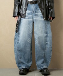 primula（プリムラ）の「ワイドデニムパンツ（デニムパンツ）」