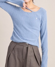 デザインふわふわトップス