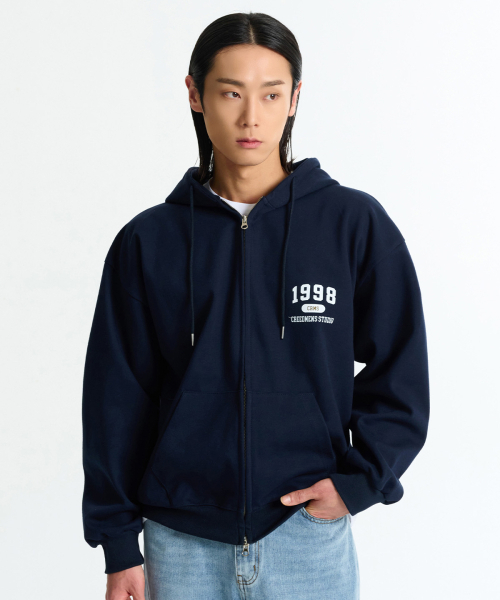 CREEDMENS(クリードマンズ)の「2-WAY 1998クリードメンズスタジオ フードパーカー(Navy)(パーカー・メンズ・その他・L/M)」の1枚目の写真