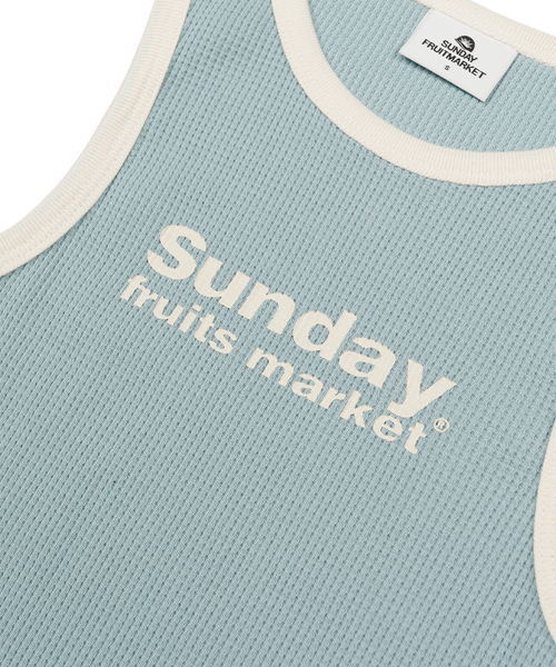 SUNDAY FRUIT MARKET(サンデーフルーツマーケット)の「W)SUNDAY MARKET SLEEVELESS MINT(Tシャツ/カットソー・レディース・その他・S)」の4枚目の写真