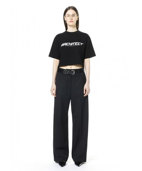 LCDC TM(エルシーディーシーティーエム)の「ARCHITECT PRINTED CROPPED T-SHIRT(Tシャツ/カットソー・レディース・ブラック・SS)」の1枚目の写真