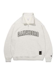 GAINSBORO（ゲインズボロ）の「ロゴアノラックプルオーバーハーフジップオートミール（その他トップス）」